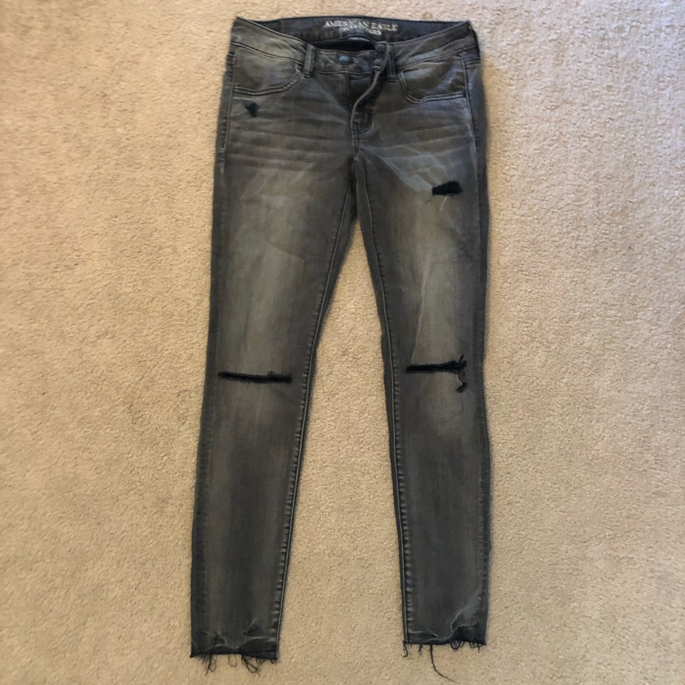 American Eagle Ripped Skinny Jeans